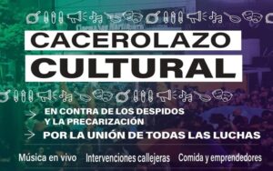 Lee más sobre el artículo Cacerolazo Cultural de Unidxs Por la Cultura en La Plata